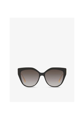 Womens Fendi Fe40011U Cat-Eye Acetate and Metal Sunglasses