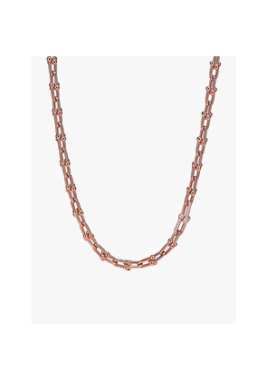 Womens Tiffany & Co Tiffany Hardwear Medium Link 18ct Rose-Gold and 1.39ct Diamond Necklace