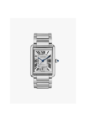 Mens Cartier Crwsta0053 Tank Must Extra-Large Stainless-Steel Automatic Watch