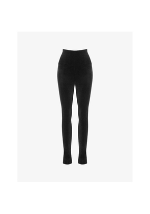 Womens Mistress Rocks Hermitage Flared-Leg High-Rise Stretch-Jersey Leggings