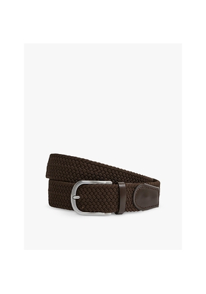 Mens Reiss Plaited Woven Belt