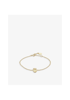 Womens La Maison Couture With Love Darling #4 Wisdom 14ct Yellow Gold-Plated Vermeil Sterling-Silver and Cubic Zirconia Bracelet