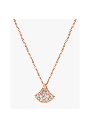 Bvlgari Divas' Dream 18ct Rose-Gold and 0.47ct Diamond Necklace