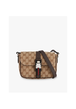 Mens Gucci Mini GG Canvas Messenger Bag