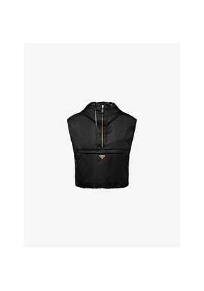 Womens Prada Re-Nylon Brand-Plaque Polyamide Vest