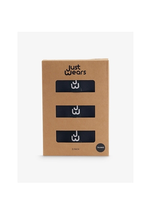 Mens Justwears Pack Of Three Micromodal Trunks With Pouch