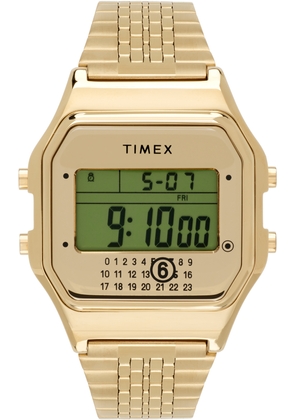 MM6 Maison Margiela Gold Timex Edition T80 Watch & Bracelet Gift Set