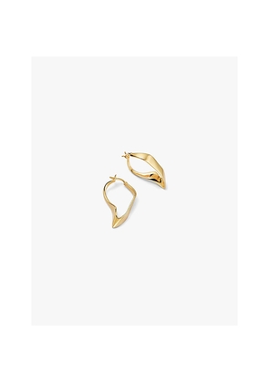 Womens Astley Clarke Floe 18ct Yellow Gold Vermeil Hoop Earrings