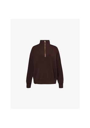 Womens Varley Hawley Half-Zip Stretch-Woven Sweatshirt