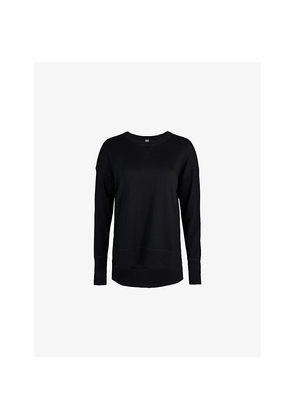 Womens Sweaty Betty After Class Relaxed-Fit Cotton-Blend Jumper