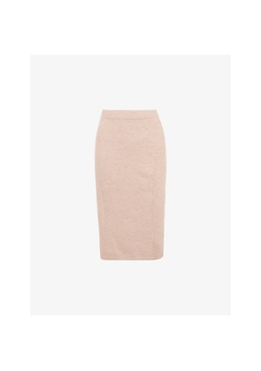 Womens Mistress Rocks Eyelash Slim-Fit High-Rise Knitted Pencil Skirt