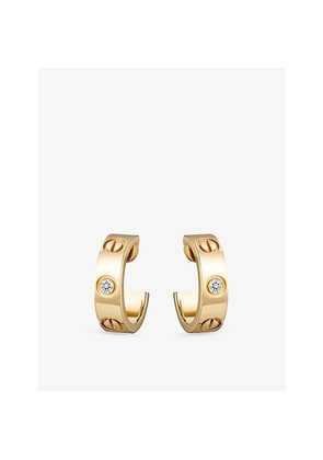 Cartier Love 18ct Yellow-Gold and Diamond Earrings