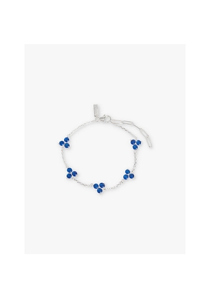 Mens Commonlines Como Link Sterling-Silver Bracelet