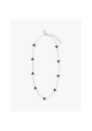 Mens Commonlines Como Link Sterling-Silver Necklace