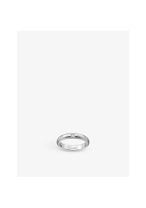 Cartier 1895 Platinum and 0.04ct Diamond Wedding Band
