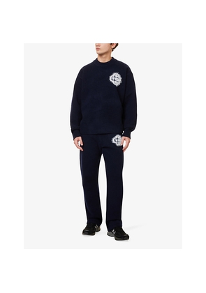 Mens The Couture Club Emblem Regular-Fit Stretch-Knit Jumper