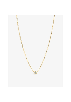 Tiffany & Co Diamonds By The Yard 18ct Yellow-Gold and 0.14ct Brilliant-Cut Diamond Pendant Necklace