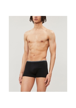 Mens Zimmerli Pure Comfort Classic-Fit Stretch-Cotton Trunks