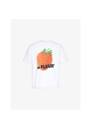 Mens Golf Le Fleur Regular-Fit Graphic-Print Cotton-Jersey T-Shirt