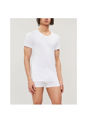 Mens Hanro Cotton Superior Cotton-Blend T-Shirt