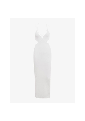 Womens Mistress Rocks Cut-Out Slim-Fit Stretch-Knit Maxi Dress