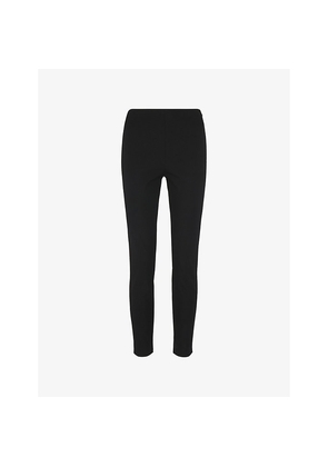 Womens Whistles Skinny-Leg High-Rise Stretch-Cotton Trousers