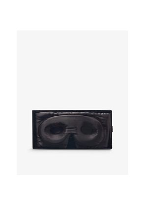 Womens Drowsy Sleep Co Brand-Embroidered Padded Silk Sleep Mask