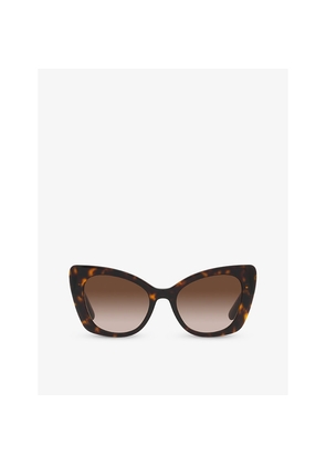Womens Dolce & Gabbana Dg4405 Butterfly-Frame Acetate Sunglasses