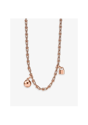 Womens Tiffany & Co Tiffany Hardwear Small Single Wrap 18ct Rose-Gold Necklace