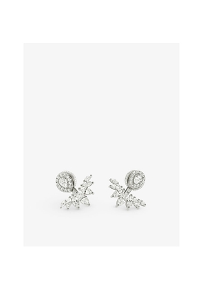 Womens Carat London Suriya Sterling-Silver and Cubic Zirconia Earrings