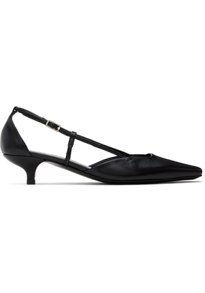 BY FAR Black Francine Heels