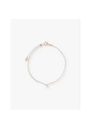 Persee Paris Danaé 18ct Yellow-Gold and 0.08ct Diamond Bracelet