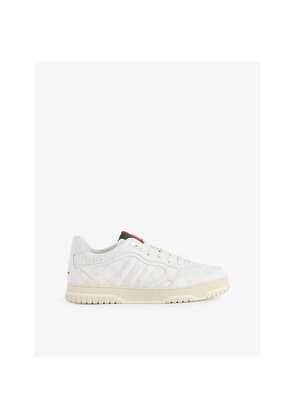 Mens Gucci Re-Web Supreme Canvas Low-Top Trainers