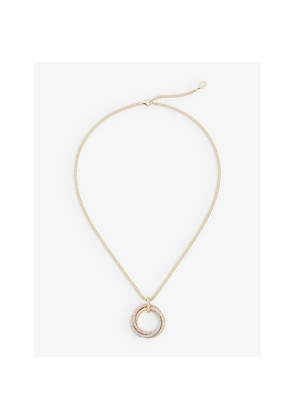 Cartier Trinity 18ct White, Rose, Yellow-Gold and 1.16ct Brilliant-Cut Diamond Pendant Necklace