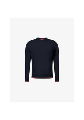 Mens Gucci Crewneck Regular-Fit Wool Jumper