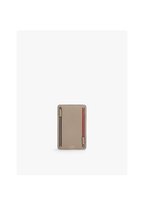 Smythson Panama Zip Crossgrain Leather Currency Case