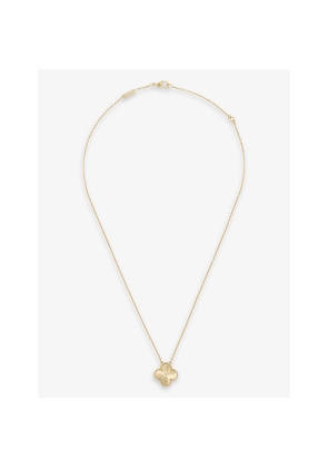 Van Cleef & Arpels Vintage Alhambra 18ct Yellow-Gold Pendant