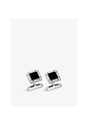 Mens Santos De Cartier Sterling-Silver Cufflinks