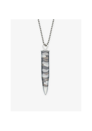 La Maison Couture Biiju By Night Camouflage Sterling-Silver Pendant Necklace