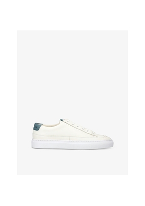 Mens Grenson D-Stock Leather Low-Top Trainers