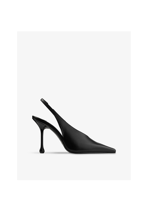 Womens Jimmy Choo Isa 95 Slingback Leather  Heeled Courts