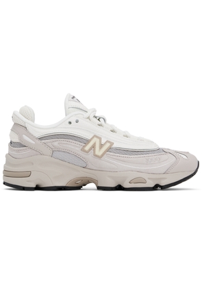 New Balance Gray & Off-White 1000 Sneakers