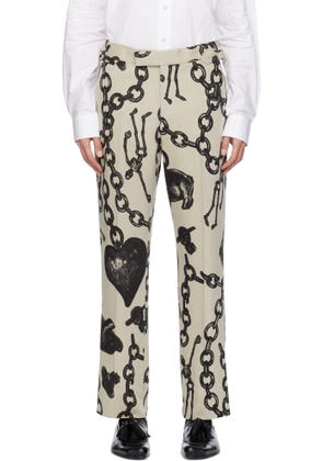 Vivienne Westwood Gray Sang Trousers