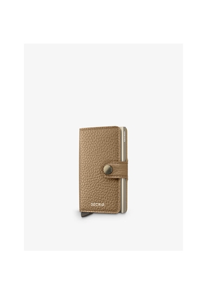 Secrid Pebble Brand-Debossed Leather Wallet