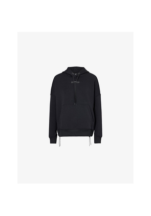 Womens On Drop-In Pocket Relaxed-Fit Jersey Hoody