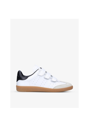 Womens Isabel Marant Beth Leather Low-Top Trainers