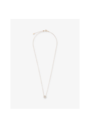 Persee Paris Floating 18ct Yellow-Gold and 0.28ct Diamond Necklace