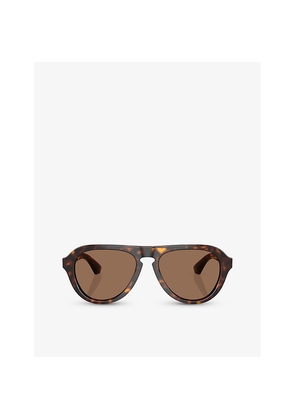 Burberry Be4437U Pilot-Frame Acetate Sunglasses