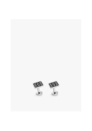 Mens C De Cartier Sterling-Silver Cufflinks