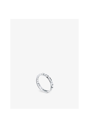 Tiffany & Co Tiffany T True Narrow 18ct White-Gold Ring
